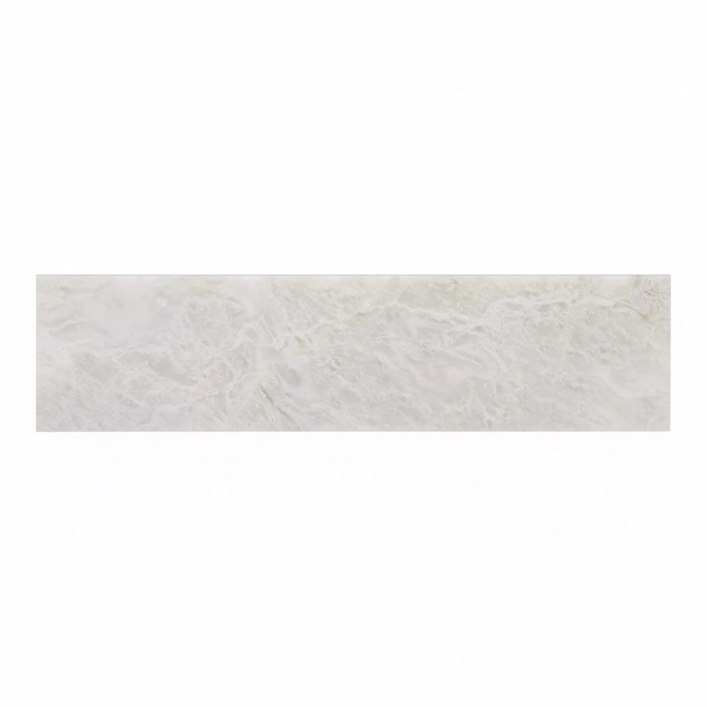 Alpine White Honed Marble Tiles 75x305x12mm