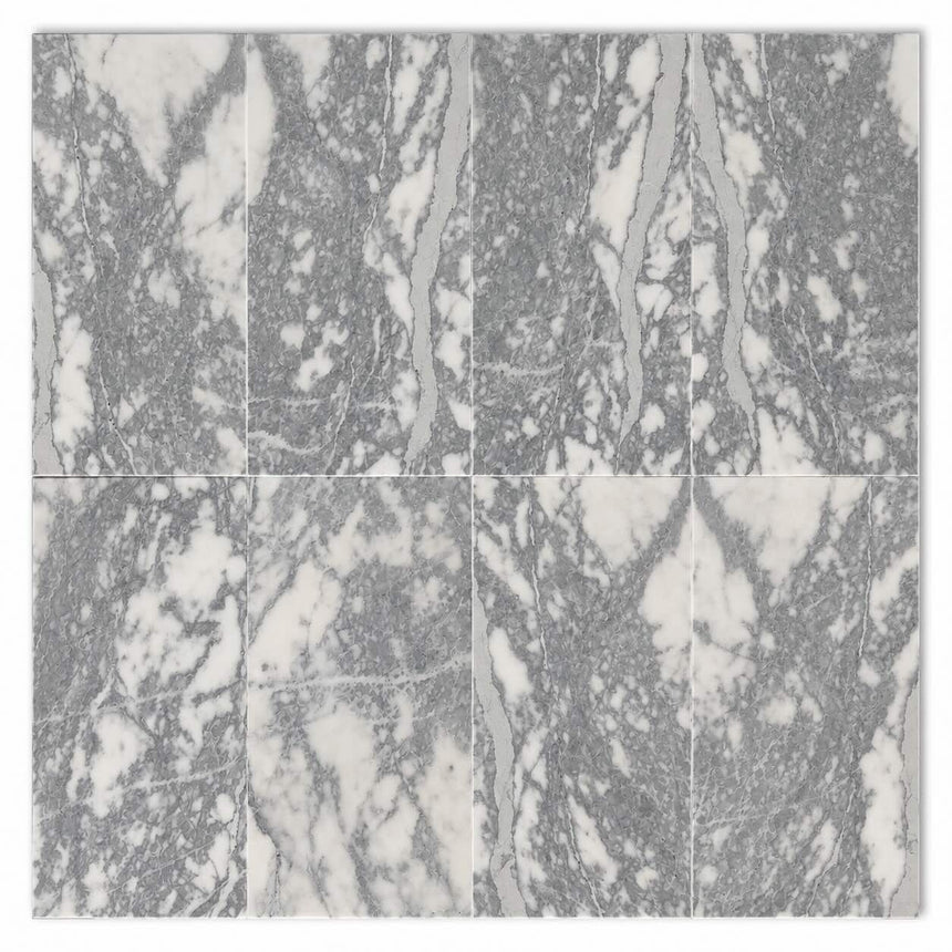 Arabescato Polished Italian Marble Tiles 305x610x10mm