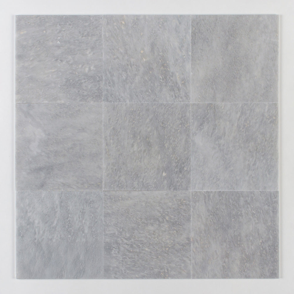 Bardiglio Honed Grey Marble Tiles 457x457x12mm