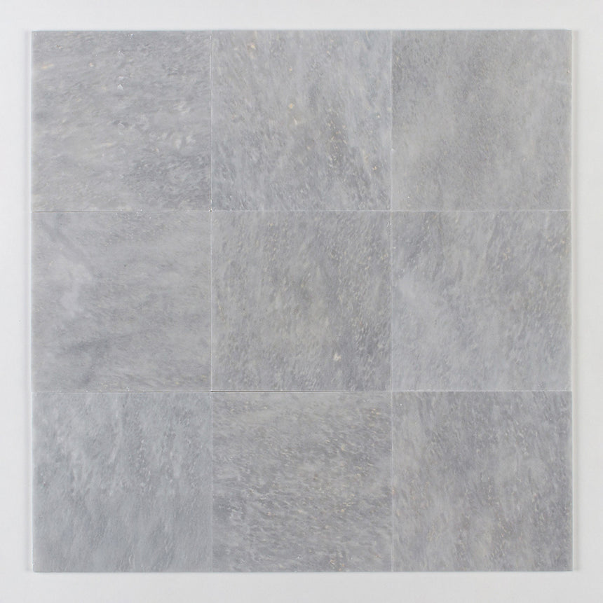 Bardiglio Honed Grey Marble Tiles 457x457x12mm