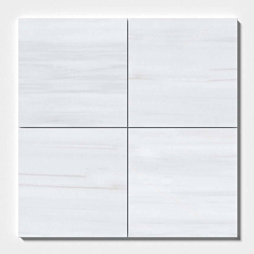 Bianco Dolomiti Polished Marble Tiles