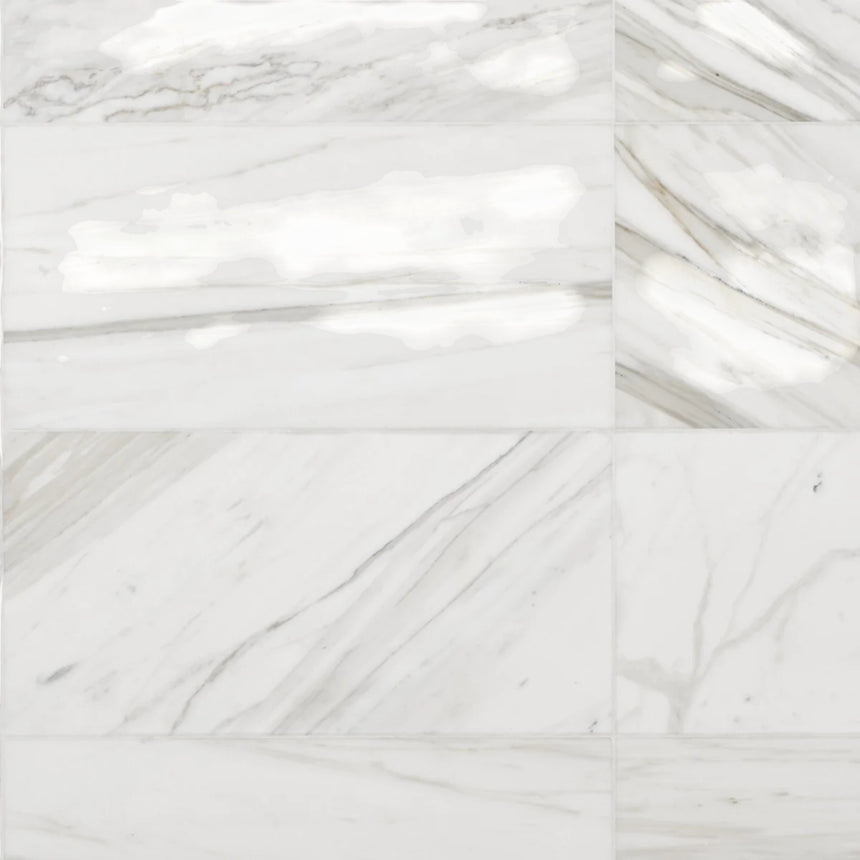 Calacatta Bergoni Honed Italian Marble Tile
