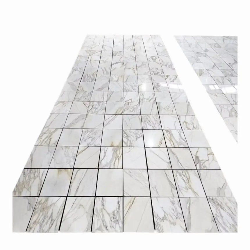 Calacatta Bergoni Polished Italian Marble Tile