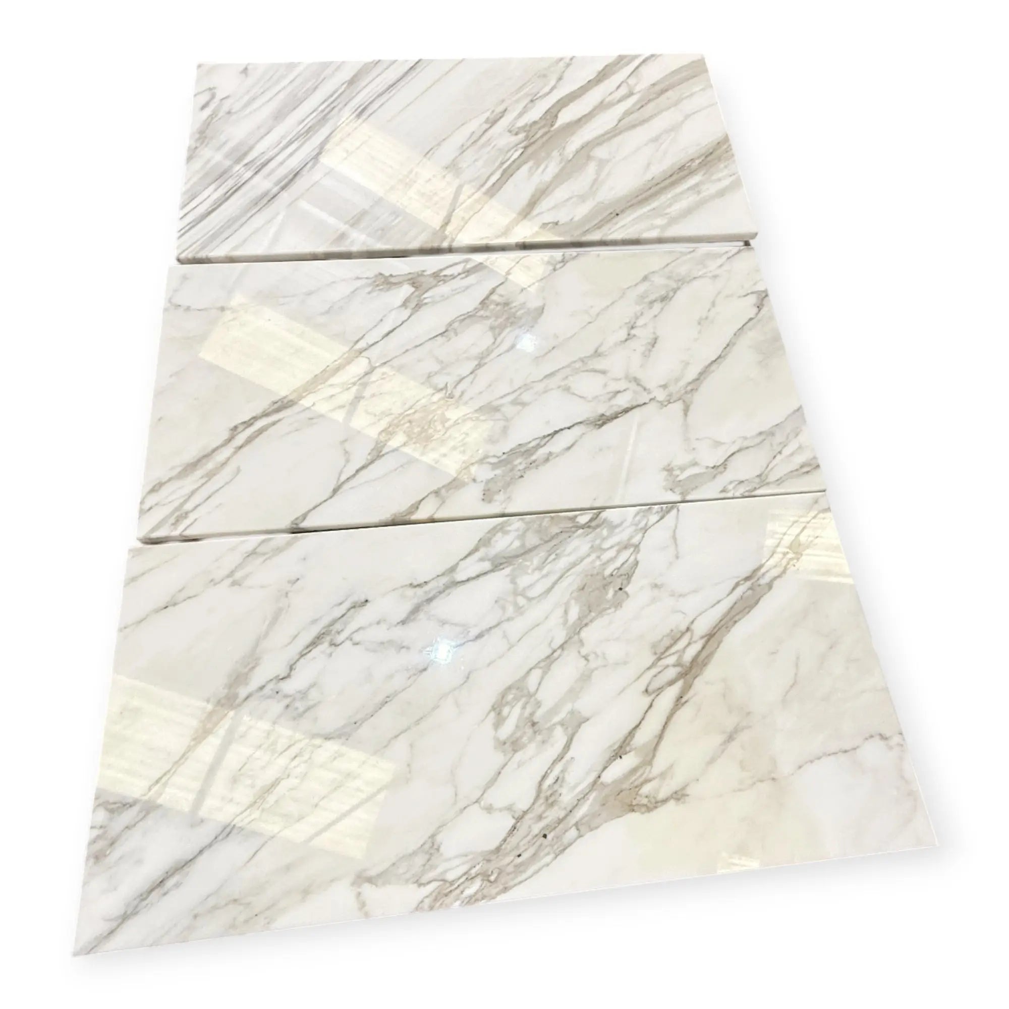 Calacatta Bergoni Polished Italian Marble Tile
