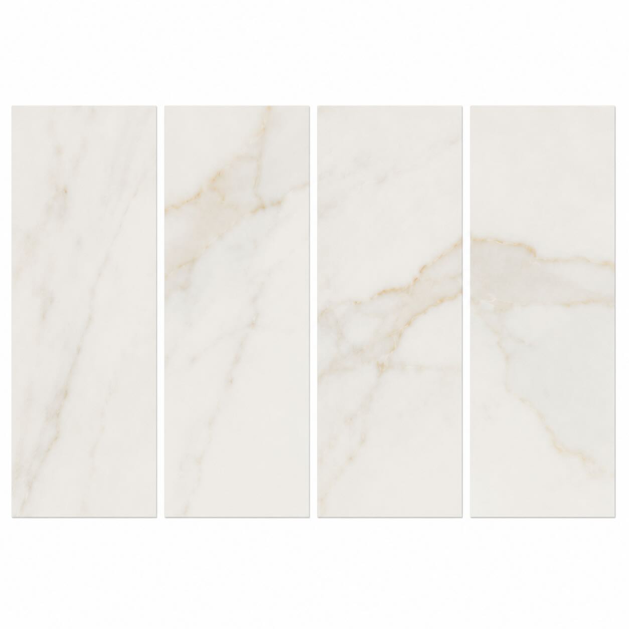 Calacatta Cremo Polished Italian Marble Tiles | Subway Metro | 150x300x10mm
