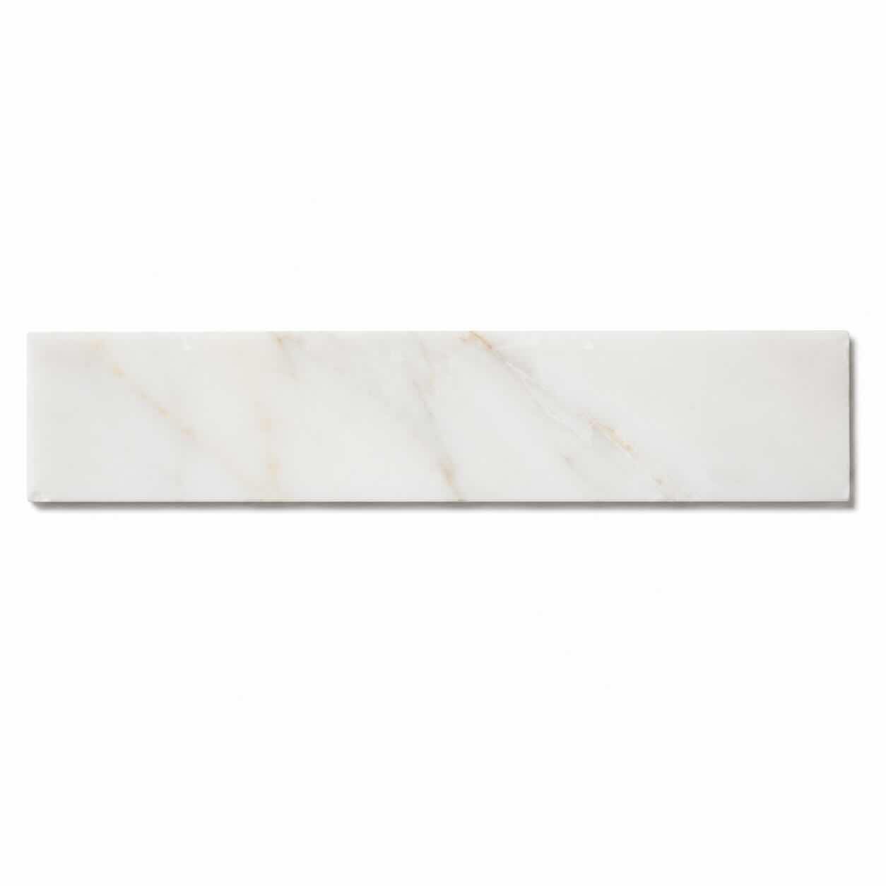 Calacatta Amber Honed Subway Marble Tile – 100 × 610 × 10 mm