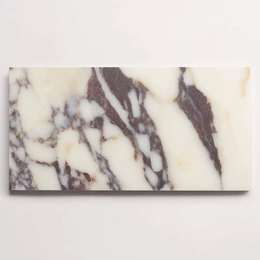 Calacatta Violetta Marble Tiles 305x610mm Polished
