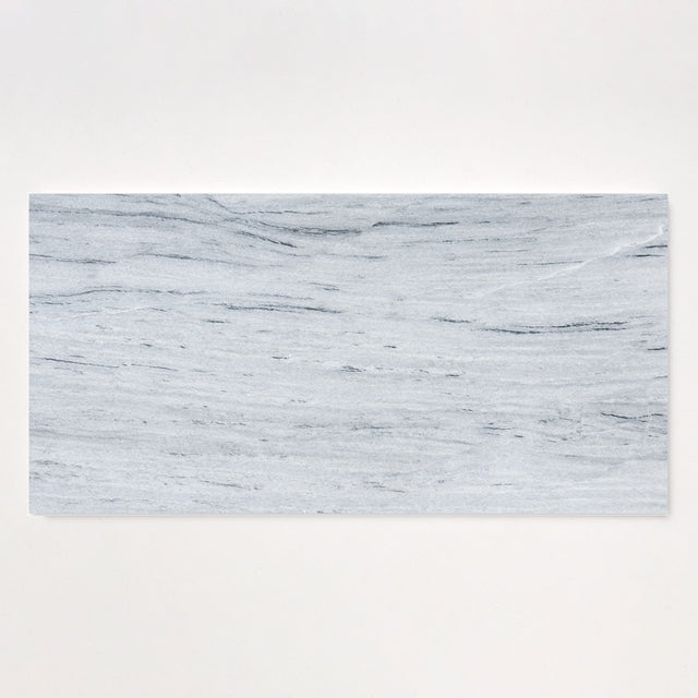 Carrara Neptune Honed White Marble Tile