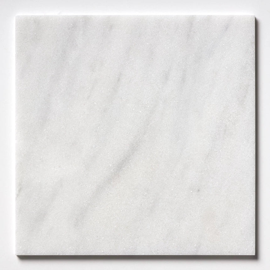 Carrara T Honed Marble Tiles