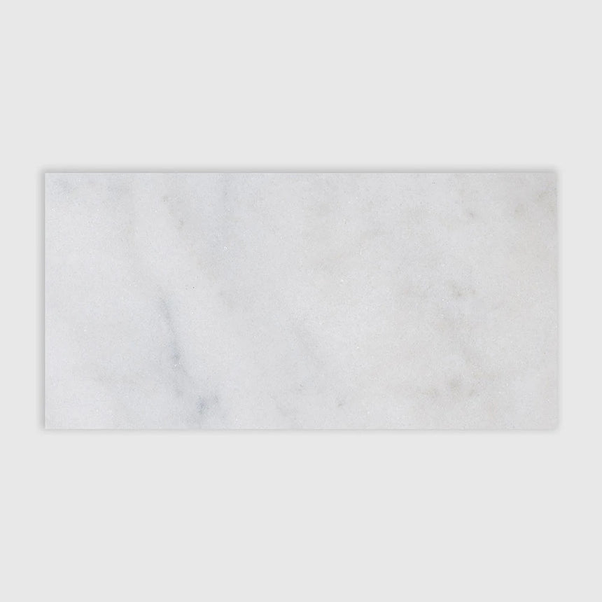 Carrara T Honed Marble Tiles