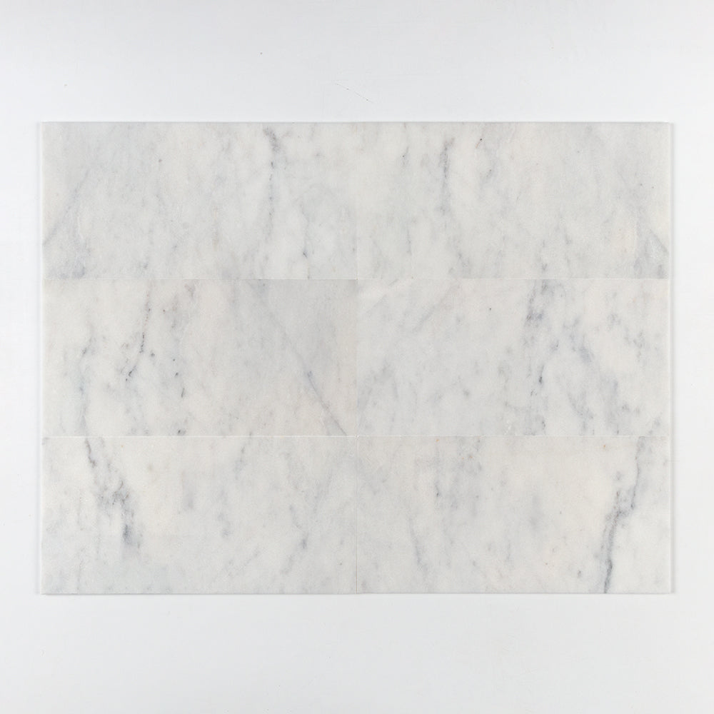 Bianco Carrara T Honed Marble Tile