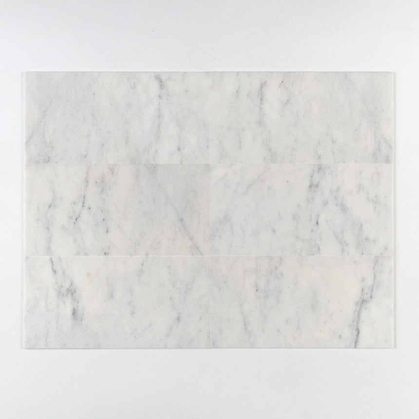 Bianco Carrara T Honed Marble Tile