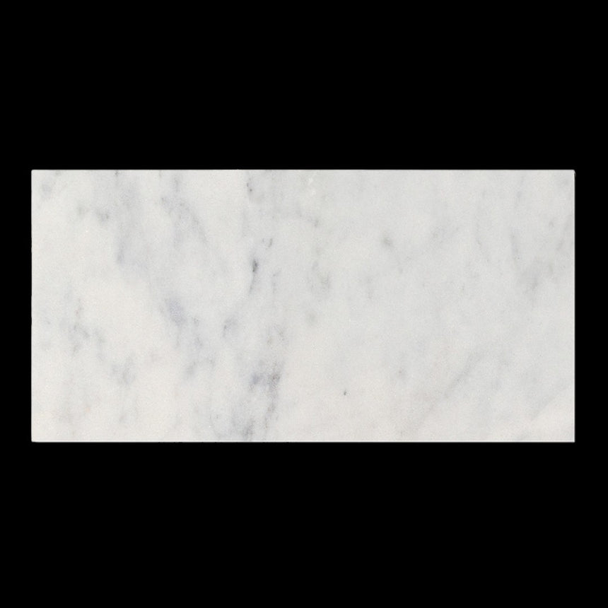 Bianco Carrara T Honed Marble Tile 