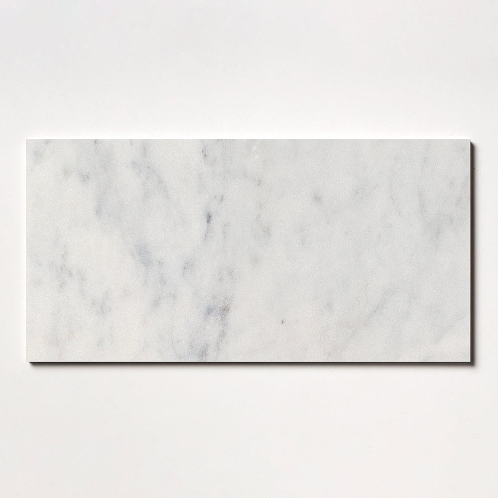 Bianco Carrara T Honed Marble Tile