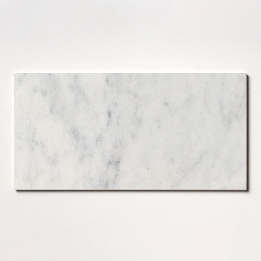Bianco Carrara T Honed Marble Tile