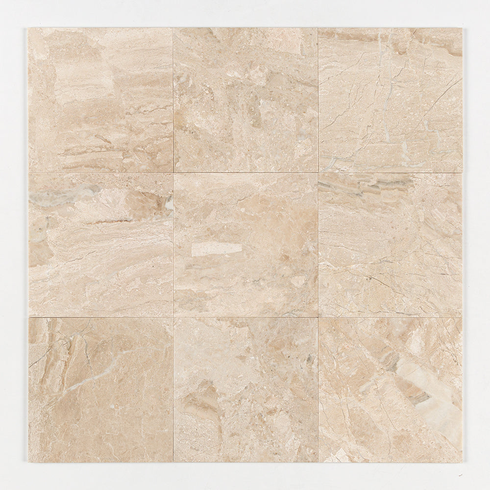Diana Royal Honed Marble Tile 305x305x10mm