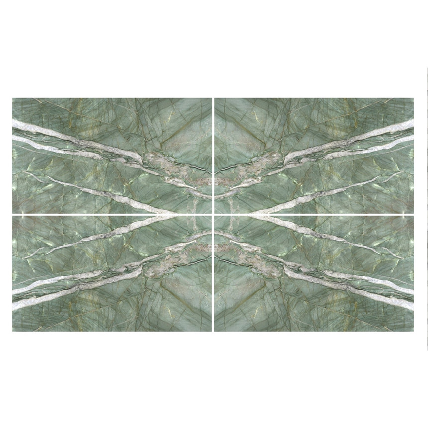 Emerald Crystal Quartzite Natural Stone Slab