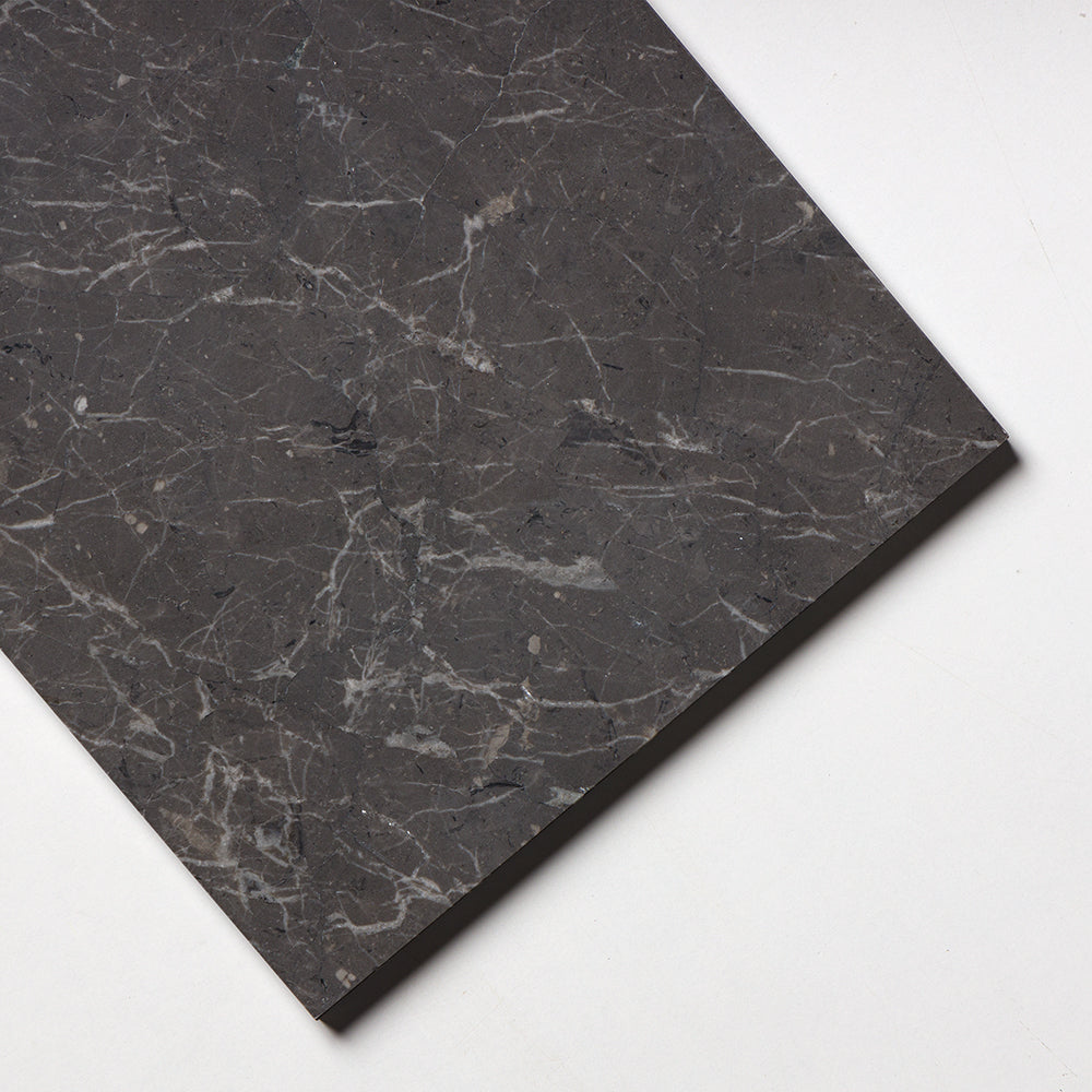 Fitz Black Honed Marble Tile 305×610×12 mm