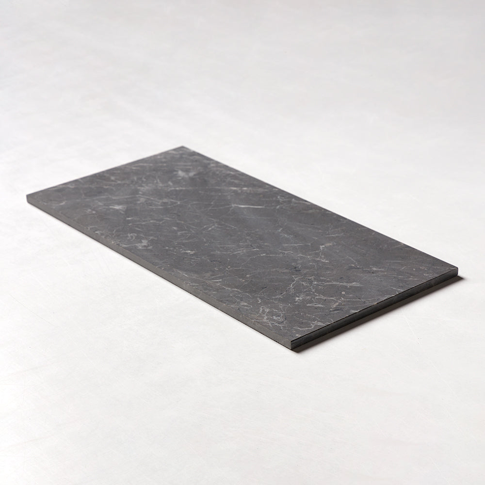 Fitz Black Honed Marble Tile – 150 × 300 × 15 mm