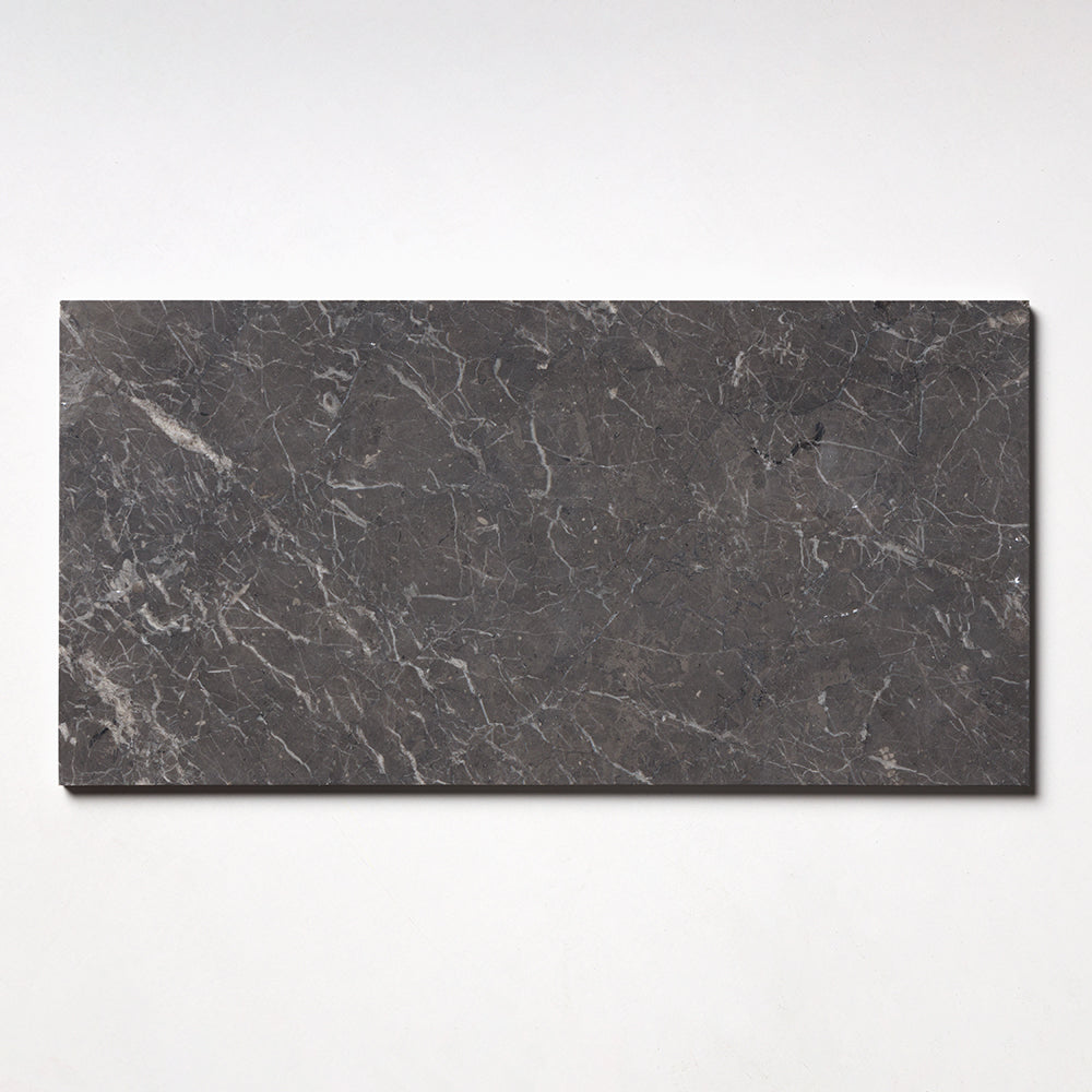 Fitz Black Honed Marble Tile – 150 × 300 × 15 mm