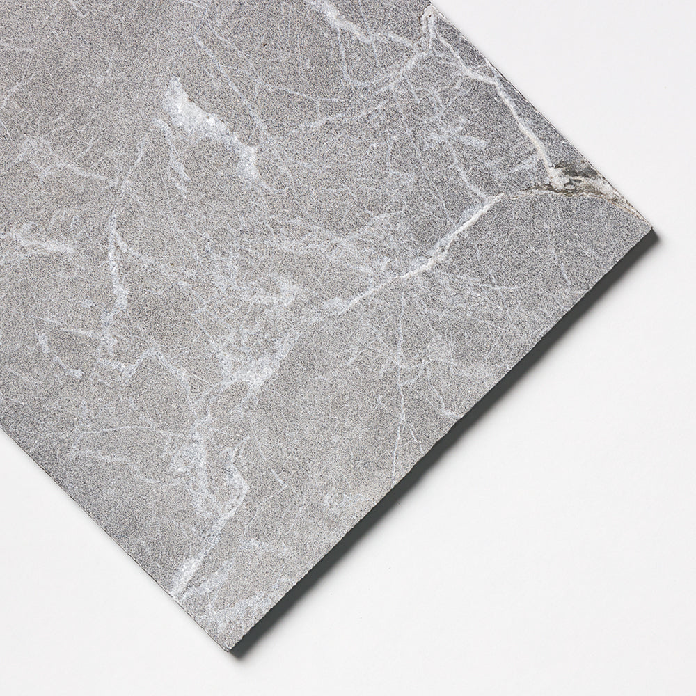 Natural black marble stone tile with aged surface