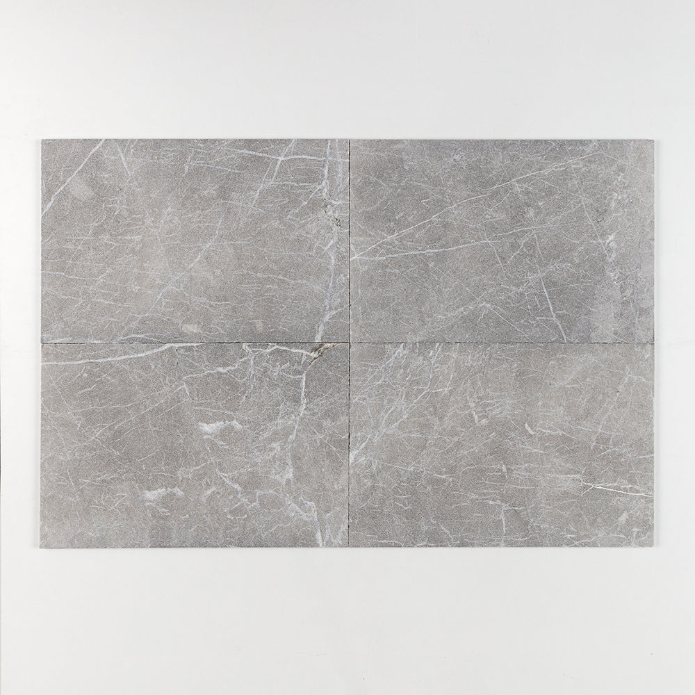 Natural black marble stone tile with aged surface