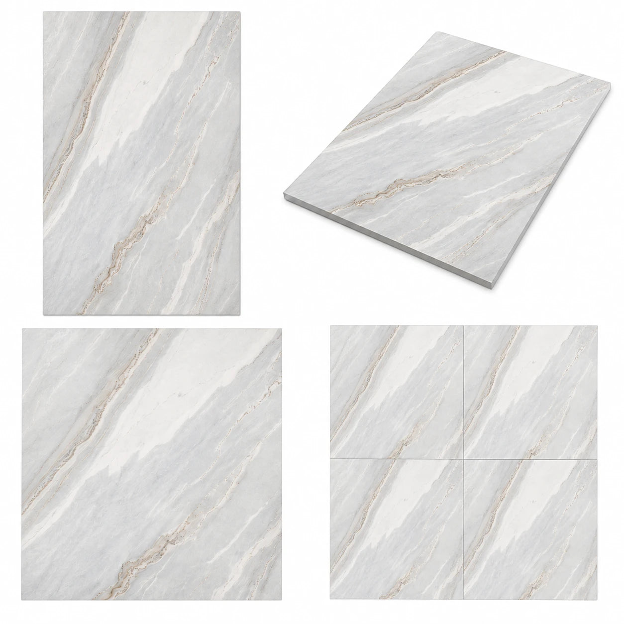 Palissandro Bluette Honed Marble Tiles