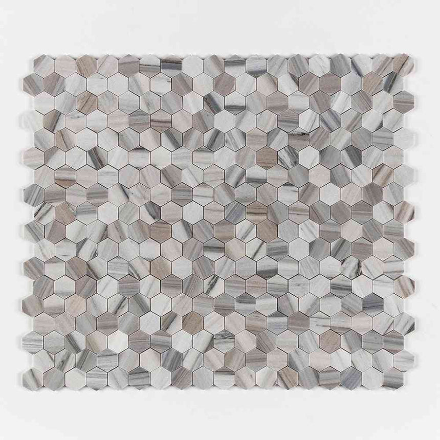 Hexagon Marble Mosaic Tiles