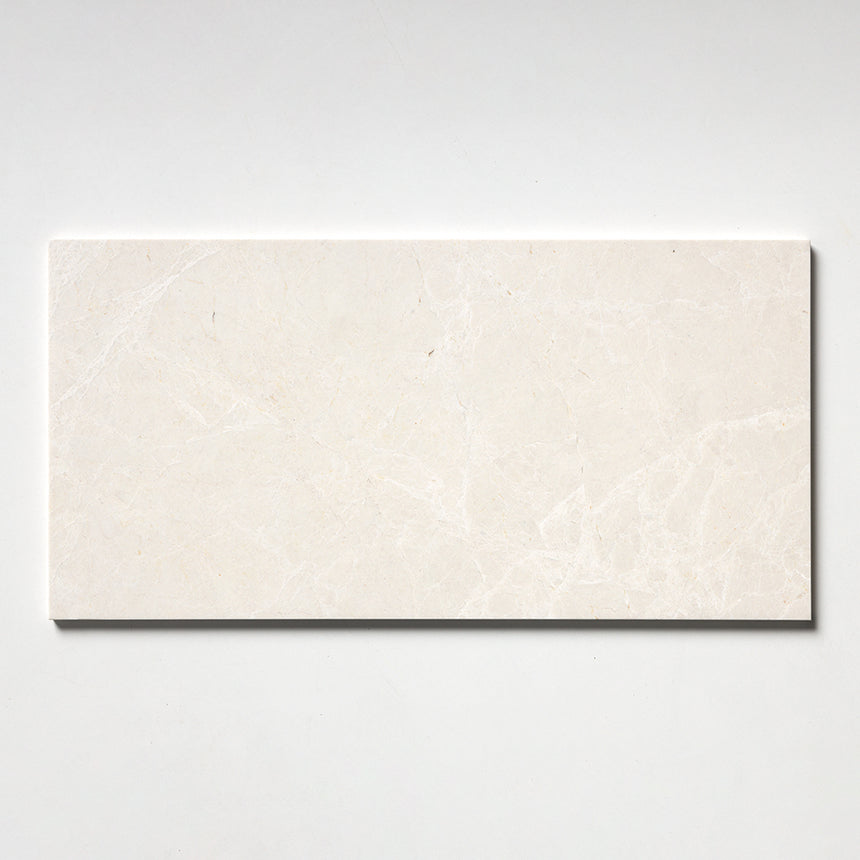 White Emperador Honed Marble Tile