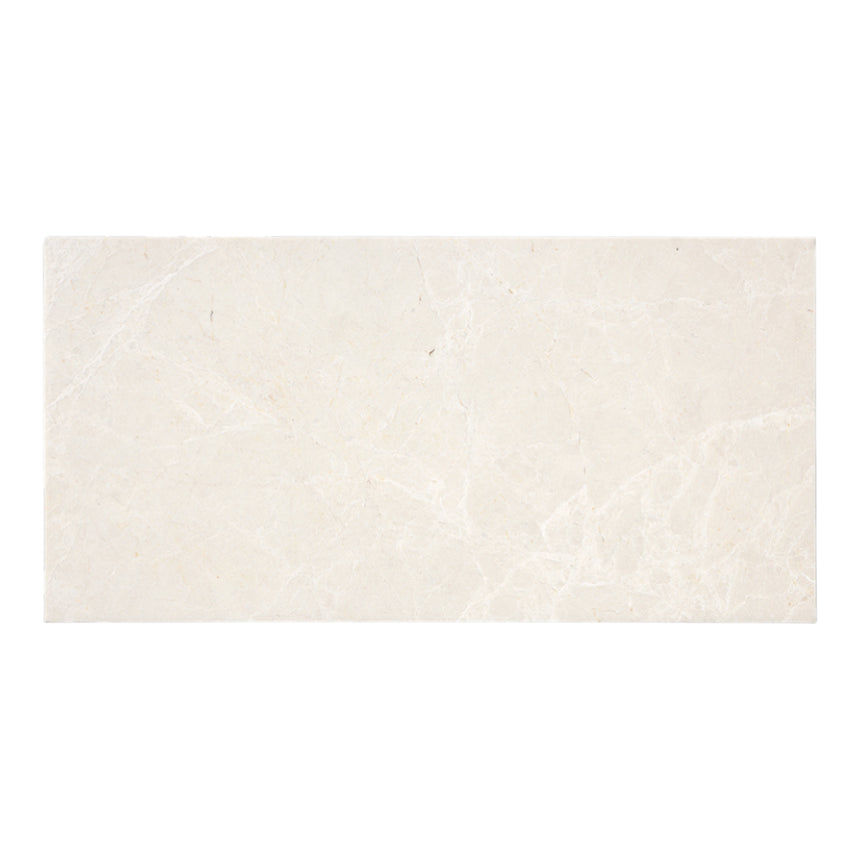 White Emperador Honed Marble Tiles 305x610x12mm