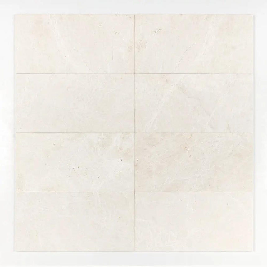 White Emperador Polished Marble Tile