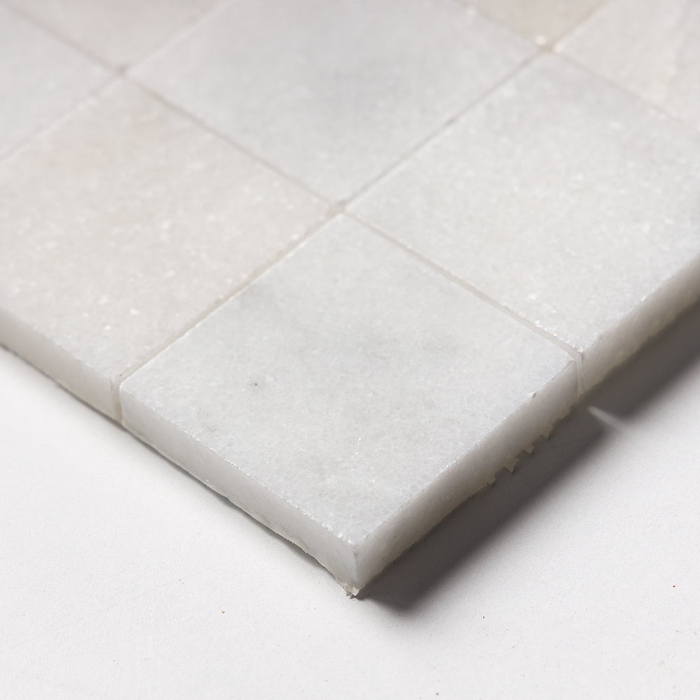 Calacatta T Honed Marble Mosaic - 48x48x10mm