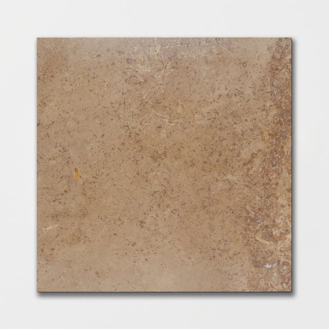 Noce Travertine Filled & Polished Wall and Floor Tile 457x457x12mm