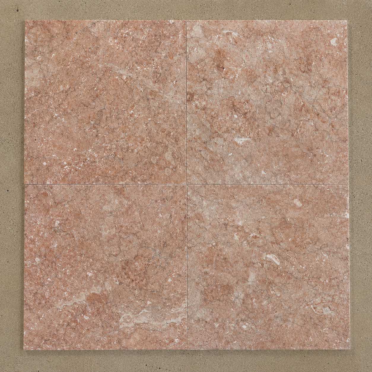 Rossa Verona Pink Italian Polished Marble Tile – 400 × 400 × 10 mm