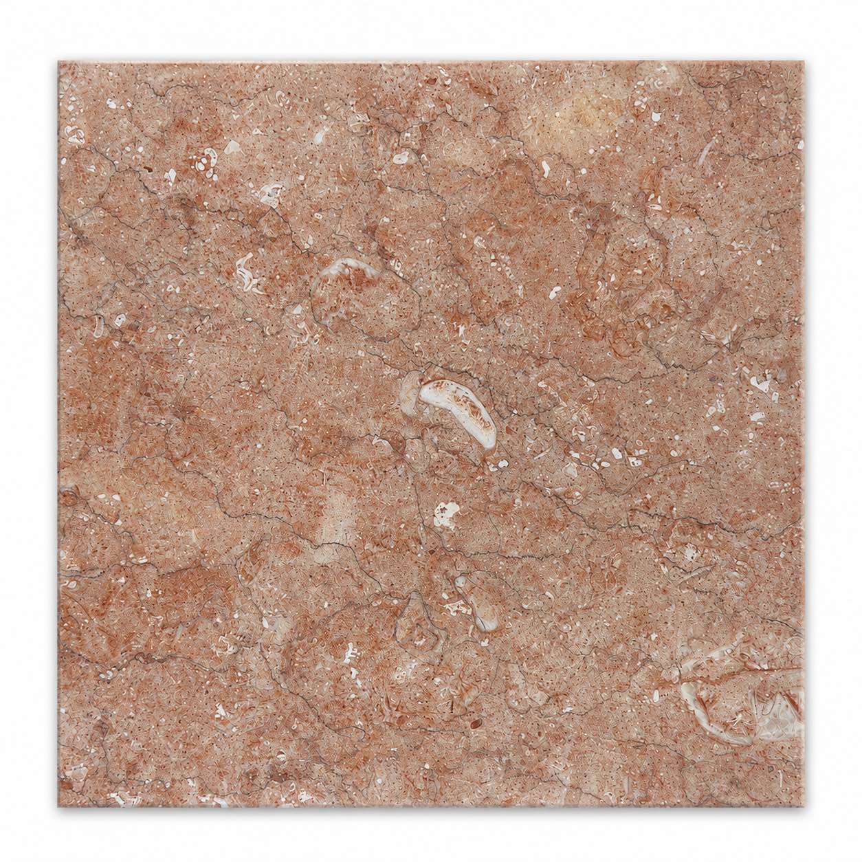 Rossa Verona Pink Italian Polished Marble Tile – 400 × 400 × 10 mm
