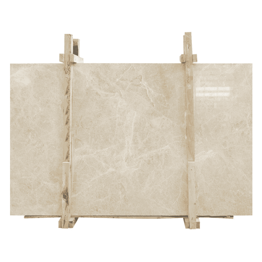 Marble Tiles - Crema Marfil Ivory Marble Slab - intmarble