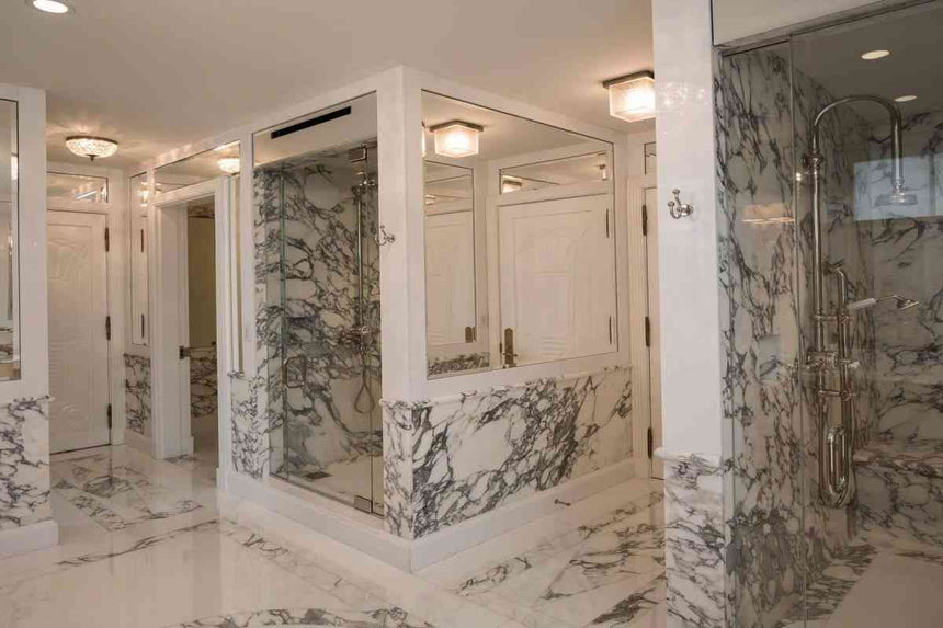 Marble Tiles - Arabescato Carrara Marble Slab - intmarble