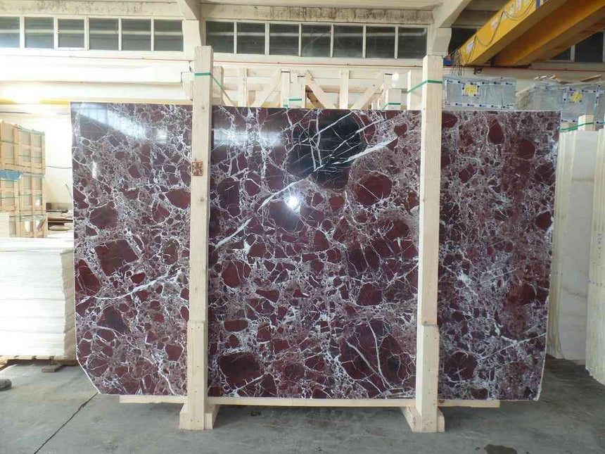 Marble Tiles - Rosso Levanto Marble Slab - intmarble