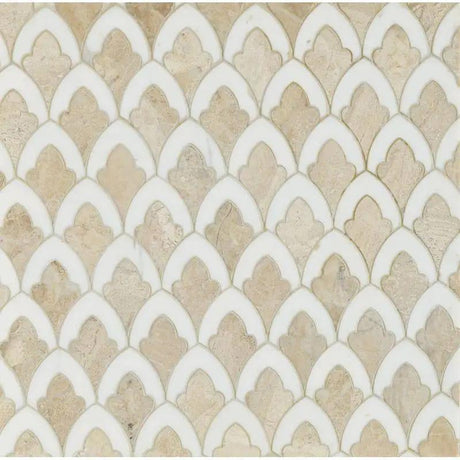 Marble Tiles - Zen Decor Marble Waterjet Pattern Dolomite Royal Marble - intmarble