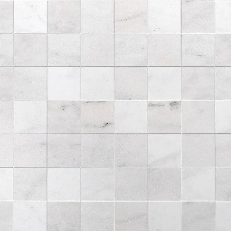 Marble Tiles - Bianco Carrara T Honed Marble Tiles - intmarble