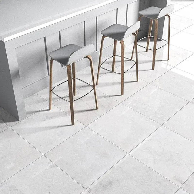 Marble Tiles - Bianco Ibiza Polished Marble Tiles 610x610x15mm - intmarble