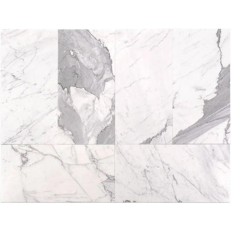 Marble Tiles - Calacatta Extra Italian Polished Marble Tiles - intmarble