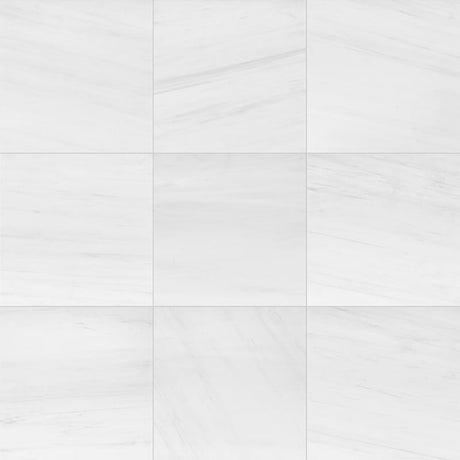 Marble Tiles - Bianco Snow White Polished Natural Marble Tile - intmarble