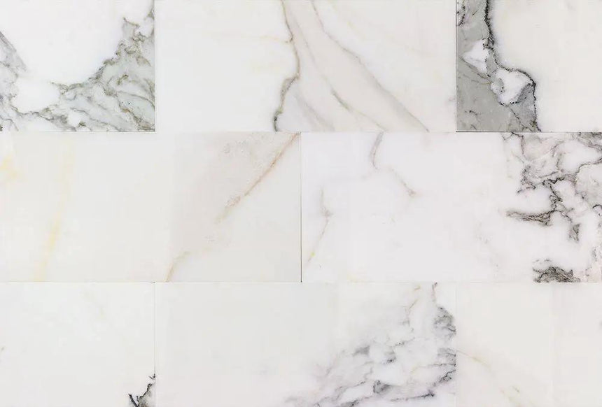 Marble Tiles - Italian Calacatta Extra Honed Marble Tile Subways Floor Wall Tiles - intmarble