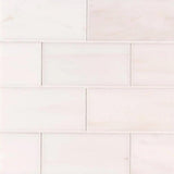 Marble Tiles - Calacatta Polished Subway Marble Tile 70x140x10mm - intmarble