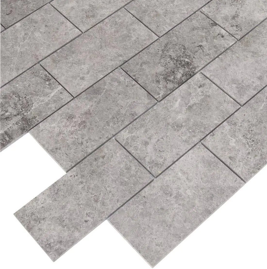 Marble Tiles - Tundra Polished Marble Tiles Floor Wall 305x610x12mm - intmarble