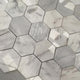 Carrara Hexagon Marble Mosaic Tiles