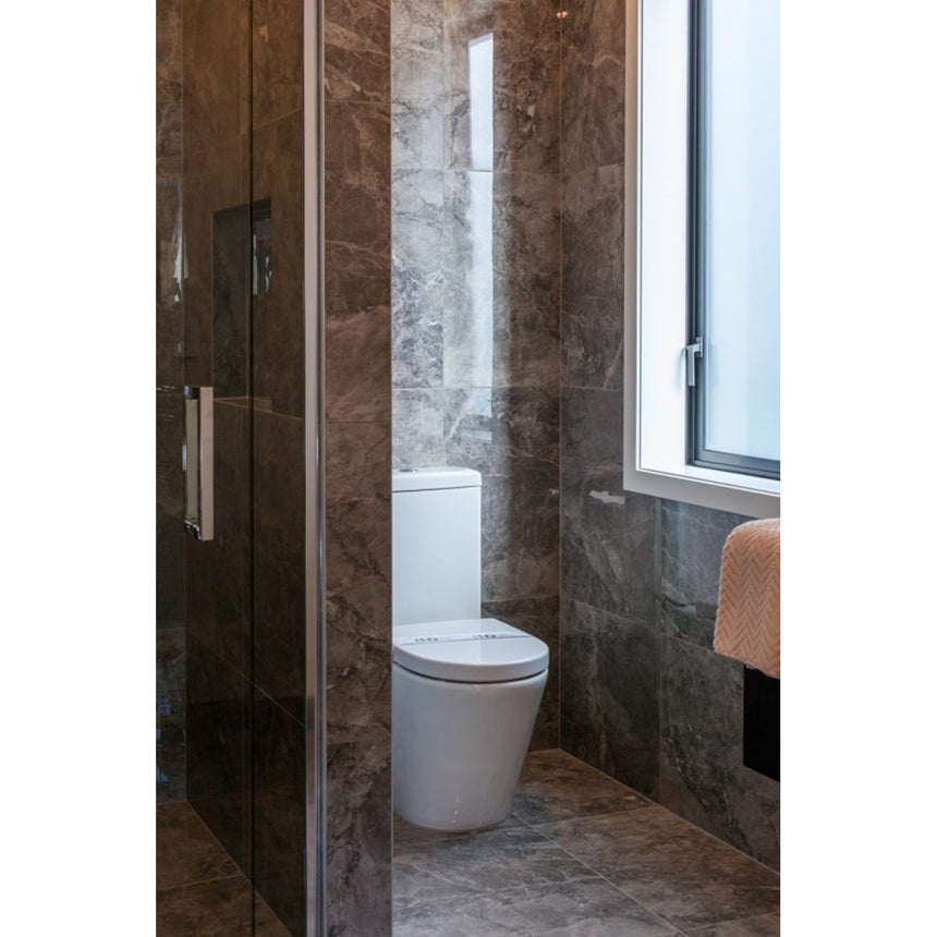 Arabescato Orobico Honed Dark Marble Tiles