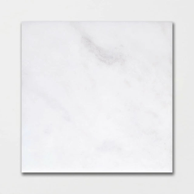 Carrara T White Honed Marble Tiles 457x457x12mm