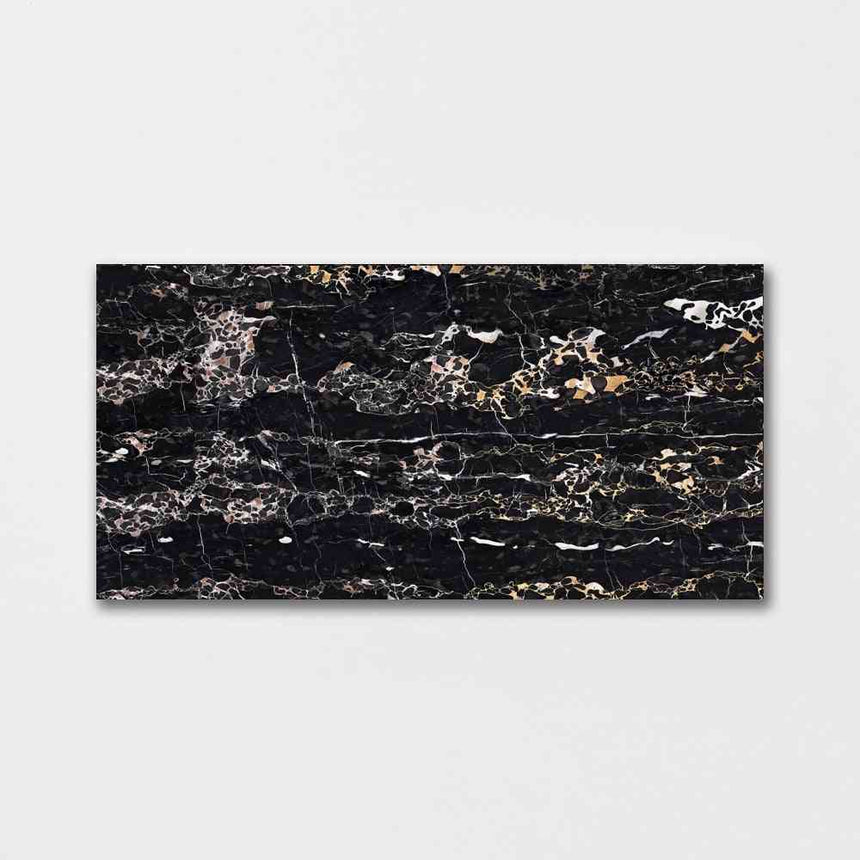 Nero Portoro Marble Slab